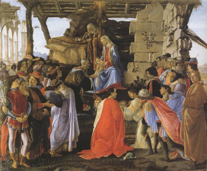 Sandro Botticelli Adoration of the Magi (mk36) Norge oil painting art